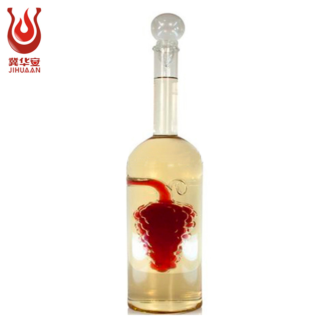 Vodka bottle glass 50ml 100ml 150ml 250ml 375ml 500ml 750ml wholesale superior quality glass bottle 